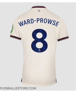 Günstige West Ham United James Ward-Prowse #8 Auswärtstrikot 2025-26 Kurzarm